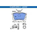 ATE 13.0470-2787.2 Bremsbelagsatz für VW SEAT AUDI SKODA LEON TOLEDO SC ALTEA