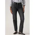 Levi's® Stretch-Jeans LV Jeans 501 CURVE BLACKS Die Passform schmeichelt kurvigen Figuren grau 31