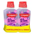 Colgate Mundspülung All In one 6x500 ml – für sofortige & anhaltende Frische und