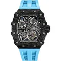 Tsar Bomba TB8209CF-04 Herrenuhr Elemental Karbonfaser Automatik 44mm 5ATM - Schwarz