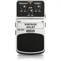Behringer VD400 Vintage Analog-Delay-Pedal, True Bucket Brigade-Schaltung für warmes Echo und Wiederholungen, grauer Gitarreneffekt-Stompbox für Studio- und Live-Einsatz