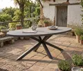 Gartentisch Esstisch Balkontisch Outdoor Non Wood Alu wetterfest Armati oval