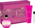 Jimmy Choo Rose Passion Set Eau de Parfum, 100 ml + Eau de Parfum Miniatur, 7,5 ml + Körperlotion, 100 ml