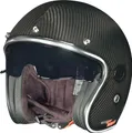 RC-591 Carbon Jethelm Motorradhelm Chopper Café Racer Sonnenvisier Bobber Carbon M (57-58)