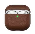 KeyBudz Kopfhörer-Schutzhülle Artisan für Apple Airpods 4, Echtleder, handgefertigt, nicht MagSafe-kompatibel