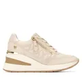XTI - Sportschuhe Sneaker Damen Beige - Bequeme und vielseitige Schuhe - Casual Mode - Modell 14438001 (Größe 39)