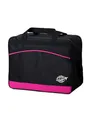 BAMBINIWELT Reisetasche HANDGEPÄCK Boardgepäck Bordcase 40x20x25 40x30x20 Ryanair Wizzair (groß (40x30x20), Reisetasche,schwarz-pink)