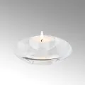 Lambert Kyo Teelichthalter Kristallglas klein H 4cm D 10cm klar