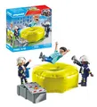 PLAYMOBIL | City Action | Feuerwehrleute mit Luftkissen | Lebensretter im Einsatz| Mit zahlreichen Extras wie Helmen, Megafon und Feuerlöscher | Detailreiches Spielzeug für Kinder ab 4 Jahren | 71465