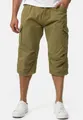Indicode Cargoshorts Herren Nicolas Check Cargo Shorts Herrenshorts aus einer robusten Materialmischung