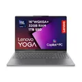 Lenovo Yoga 7i 2in1 Laptop | CoPilot+PC | 16" 2.8K WUXGA OLED | Intel Core Ultra 7 258V | 32GB RAM | 1TB SSD | Intel Arc Grafik | Win11 | QWERTZ | inkl. Yoga Pen | 3 Jahre Garantie Exklusiv bei Amazon