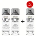 Rust-Oleum Ultra Shimmer Klarlack 3 für 2 400 ml Schutzlack für Glitzerspray DIY
