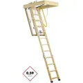 Minka Bodentreppe Polar Extrem mit U-Wert 0,59 W/m2K bis 280cm Raumhöhe 130x70cm Deckenöffnung