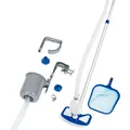 Bestway Flowclear Poolpflege Deluxe-Set Kescher Saugbürste für Pools bis 612cm