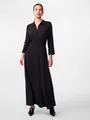 Y.A.S Hemdblusenkleid "YASSAVANNA LONG SHIRT DRESS", mit 3/4 Ärmel, Gr. XS (34) - N-Gr, Black N-Gr