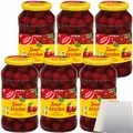 Gut&Günstig Sauerkirschen leicht gezuckert entsteint 6er Pack (6x680g Glas) + usy Block