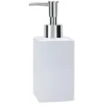 Spirella Seifenspender Quadro Porzellan Flüssigseifen-Spender 300ml Weiß, Unique