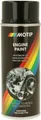 6 x Motip Maschinenfarbe Spray Schwarz Glänzend 400ml 04092 Motor Lack Glanz