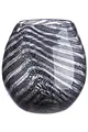 Casablanca Vase Blumenvase grau schwarz aus Glas - Deko Wohnzimmer Geschenk für Frauen Geburtstag Muttertag Höhe 17 cm