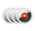 Apple AirTag 4er-Pack weiß-silber