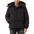 Diesel Winterjacke Winterjacke mit abnehmbarer Kapuze - W-ROLFYS-FD schwarz XL (52)