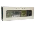 The Mens Gift Collection by Bvlgari for Men – 4 Stück Mini-Geschenk-Set, 5 ml, EDT & EDP Splash – Bvlgari für Herren, Man Rain Essence, Man in Schwarz