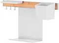 tesa® Küchenorganizer Kombi-Set S, Reling-System, weiß, Power.Kit, bis 10 kg, L 150 x B 600 x H 340 mm,