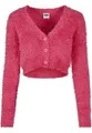 URBAN CLASSICS Strickjacke Urban Classics Damen Ladies Cropped Feather Cardigan (1-tlg)
