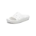 Crocs Unisex Classic Slide V2 Slide, Weiß, 37/38 EU