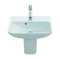 Handwaschbecken ME by Starck 450 mm mit ÜL, mit HLB, 1 HL, weiß