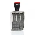 Colop Rechteckiger Handstempel Metall 67x18 mm - Datumstempel, blau