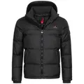 Höhenhorn Winterjacke Bristen Herren Daunen Jacke für Männer Gefüttert Thermo RDS-zertifizierte Daunen schwarz L