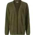 Baumwoll-Strickjacke, grün, 48/50