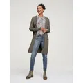 heine Strickjacke Long-Strickjacke grün 48/50