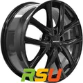4x Monaco CL2 schwarz glanz 7x17" ET45 LK5 112 ML 66.4 Alufelgen 17 Zoll