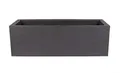 BigDean Pflanzkübel 80x30 cm groß - Granitstein-Optik in Anthrazit - Für Außen, frostsicher & wasserdicht - XXL Pflanztopf, Blumenkübel, Blumentopf für Terrasse & Balkon