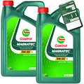 2x 5L Castrol MAGNATEC 5W-30 A5 Motoröl speziell für Stop-Start Technologie