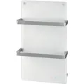 Eurom Sani 400 WiFi, Infrarot-Heizlüfter, 1,7 m, IP24, Drinnen, Wand, Edelstahl, Weiß - Silber/Weiß
