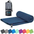 Mikrofaser Handtuch  kompakte Microfaser Handtücher  ideal als Sporthandtuch,...