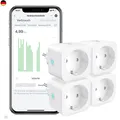 WLAN Smart Steckdose EIGHTREE, Alexa Steckdose 4er Pack, Smart Home WiFi