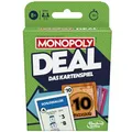 Monopoly Deal Kartenspiel, der Klassiker in der schnellen Version, Strategiespiel für Erwachsene und Kinder, ideal für unterwegs, Geschenk, oder Wichteln