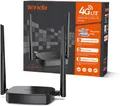 Tenda 4G03 Pro 4G LTE Router WLAN N300 CAT4 Fast-Ethernet-Port Schwarz