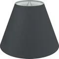 Wogati® Premium Lampenschirm E14/E27 Baumwolle | Schwarz / Größe: S