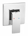 Unterputz Duscharmatur Mischbatterie quadratisch Brausebatterie Chrom eckig