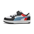 PUMA Unisex Kinder Caven Velcro Pre-School Sneaker, 2 0 Block White Cool Blue Black, 34 EU