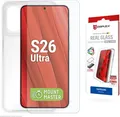 DISPLEX Real Glass+Case Samsung Gal. S26 Ultra MM-Montagehilfe (02223)
