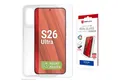 Displex Displayschutzglas Real Glass Screen Protector inkl. Case mit MountMaster für Samsung Galaxy S26 Ultra, Displayschutzfolie, Schutzfolie, Bildschirmschutz, kratz- & stoßfest