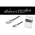 Shiverpeaks -BASIC-S--USB 3in1 Ladekabel A Stecker auf USB Micro B + USB Typ C + 8-pin Stecker, rot, 1,2m (1.20 m) (BS14-50070)