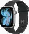 Apple Watch Series 11 GPS Space Grey Aluminium Case mit Smart (MEQX4ZR/A)