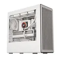 HAVN BF 360 Flow PC-Gehäuse mit 3 vorinstallierten Lüftern, Midi-Tower, Top Airflow, Tempered Glass - weiß